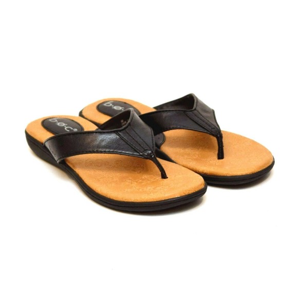 Born Shoes - b.o.c Born Flip Flop Sandals Womens Size 9 M Black